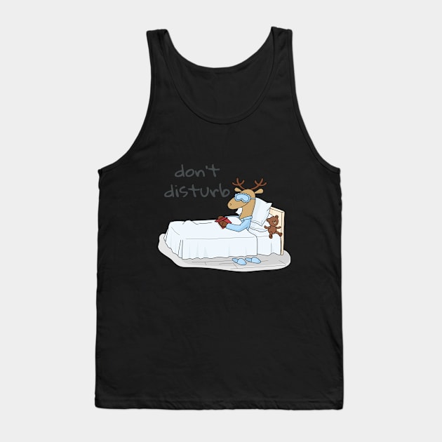 Deer is Sleeping Tank Top by by me art